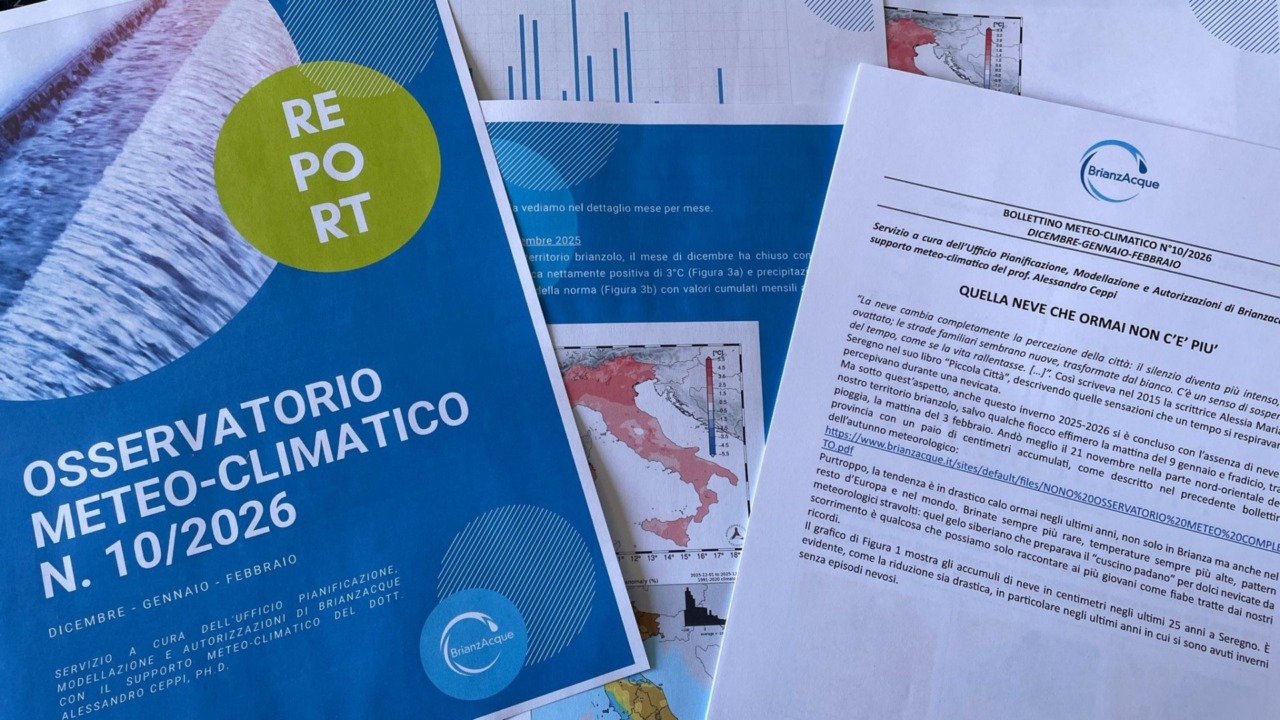 Una primavera in Brianza più calda e secca della media