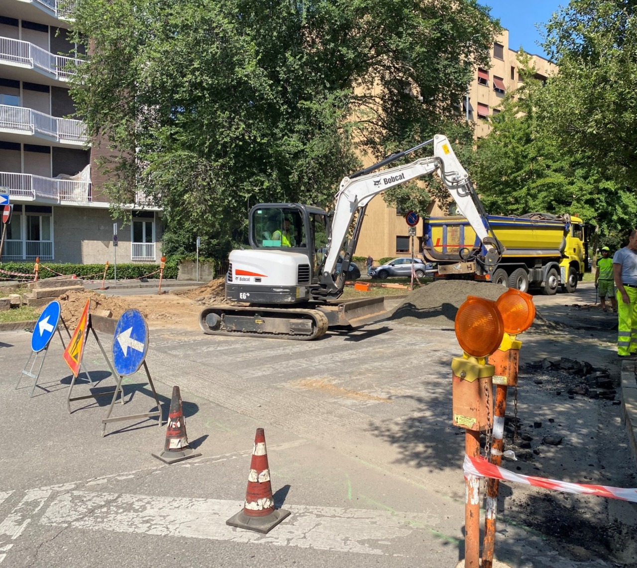 Zona 30 nel quartiere Triante: avviato il cantiere